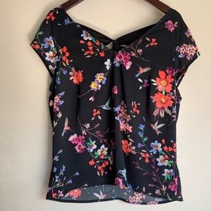 Express Criss Cross Back Blouse Top S/P